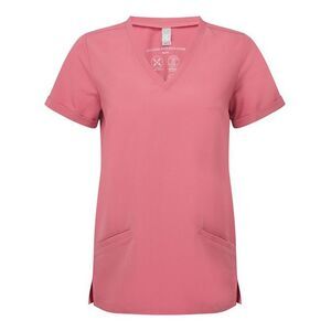 Onna Womens/Ladies Invincible Stretch Work Tunic / Calm Pink